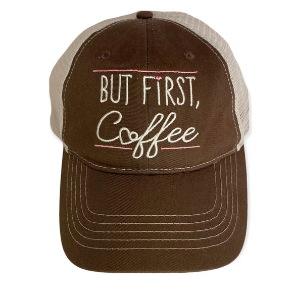 Coffee First baseball Cap - Picture 1 of 7